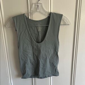 Stylish Sleeveless Tank Top in Green
